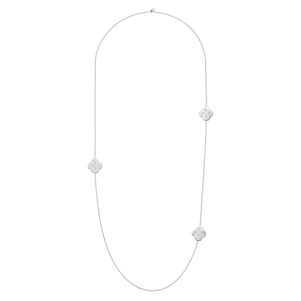 Sautoir Arthus Bertrand Enlacé Argent 3 motifs