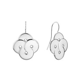 Boucles d'Oreilles Arthus Bertrand Enlacé Dormeuses Argent