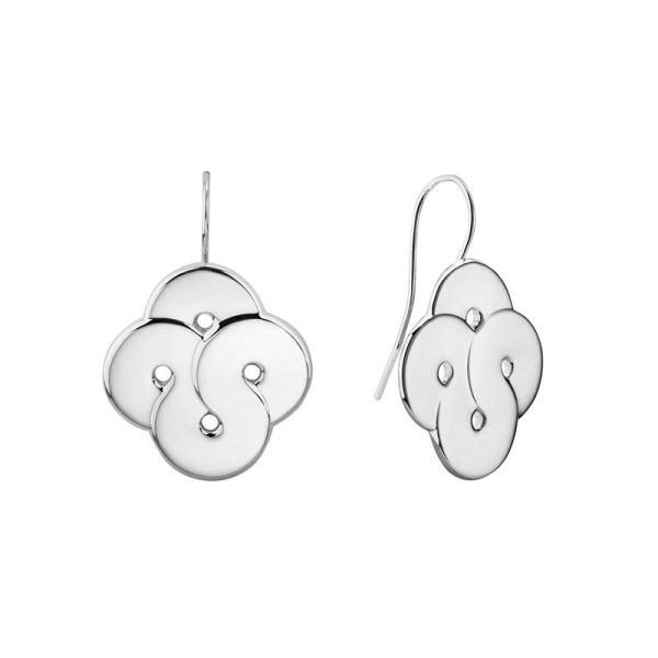 Boucles d'Oreilles Arthus Bertrand Enlacé Dormeuses Argent