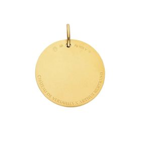 Médaille Arthus Bertand 25mm Marie-Antoinette Vermeil Satiné