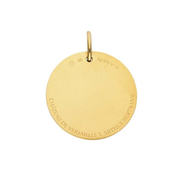 Médaille Arthus Bertand 25mm Marie-Antoinette Vermeil Satiné