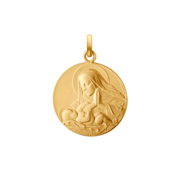 Médaille Baptême Arthus Bertrand Vierge Adorant