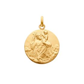 Médaille Baptême Arthus Bertrand Saint Christophe de Tairac