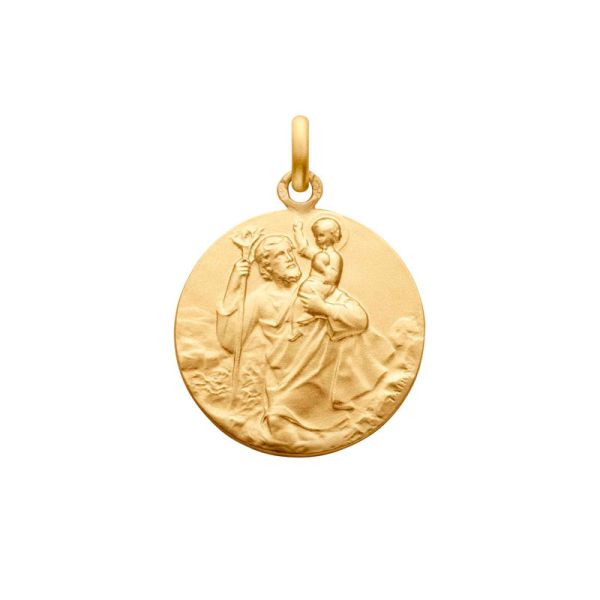 Médaille Baptême Arthus Bertrand Saint Christophe de Tairac
