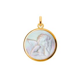 Médaille Arthus Bertand Ange de Raphaël Nacre