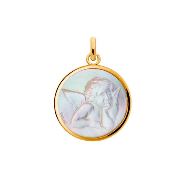 Médaille Arthus Bertand Ange de Raphaël Nacre