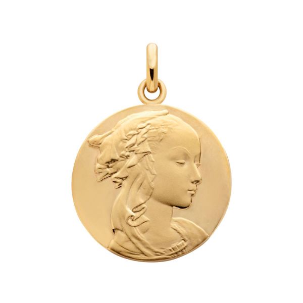 Médaille Baptême Arthus Bertrand Vierge Adorazione