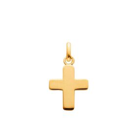 Pendentif Arthus Bertrand Baby Cross Or Jaune