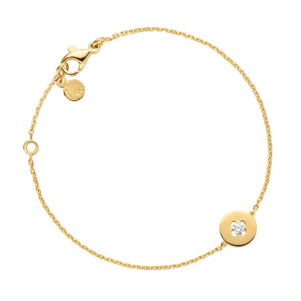 Bracelet Arthus Bertrand Royale Diamant Or Jaune