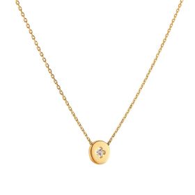 Collier Arthus Bertrand Royale Diamant Or Jaune