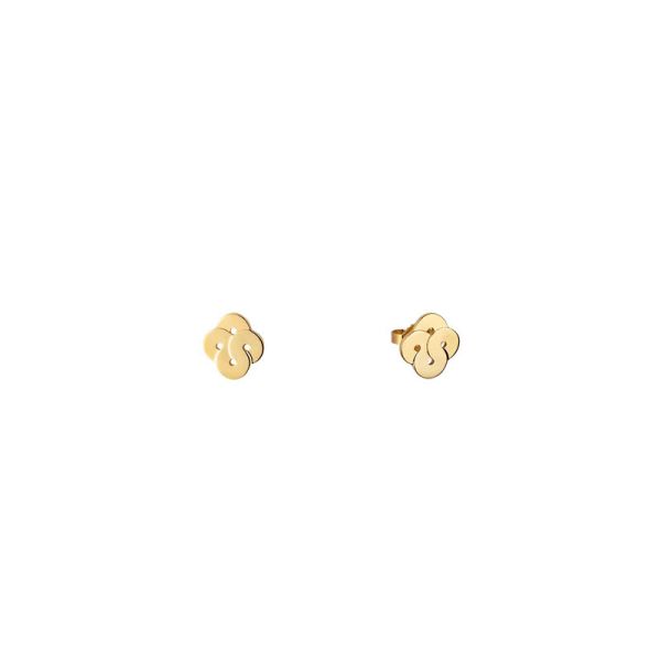 Boucles d'Oreilles Arthus Bertrand Enlacé Petit Modèle Or Jaune