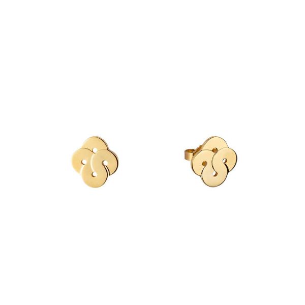 Boucles d'Oreilles Arthus Bertrand Enlacé Grand Modèle Or Jaune