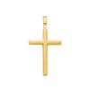 Pendentif Arthus Bertrand Croix Fil Carré Or Jaune