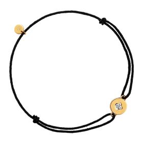 Bracelet Arthus Bertrand Royale Cordon Diamant Or Jaune