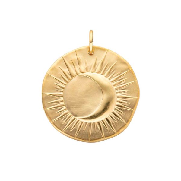 Médaille Arthus Bertand 23mm l'Éclipse Or Jaune Sablé