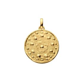 Médaille Arthus Bertand 18mm Rosae Or jaune Satiné