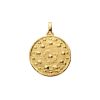 Médaille Arthus Bertand 18mm Rosae Or jaune Satiné
