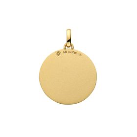 Médaille Arthus Bertand 18mm Rosae Or jaune Satiné