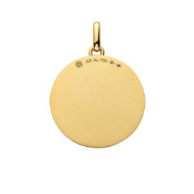 Médaille Arthus Bertand 23mm Rosae Or jaune Satiné