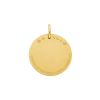 Médaille Arthus Bertand 18mm Marie-Antoinette Or Jaune Satiné