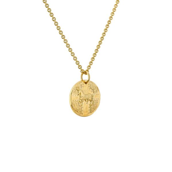 Médaille Arthus Bertand 18mm Cheval en Majesté Or jaune