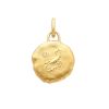 Médaille Arthus Bertand 15mm Scorpion Or Jaune Diamant