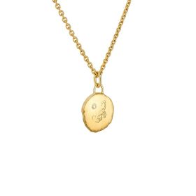 Médaille Arthus Bertand 15mm Scorpion Or Jaune Diamant