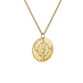 Médaille Arthus Bertand 23mm La Boussole Or Jaune Diamant