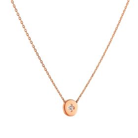 Collier Arthus Bertrand Royale Diamant Or Rose