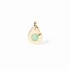 Pendentif Dinh Van Petit Modèle Modèle Or Jaune Chrysoprase