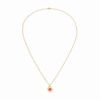 Pendentif Dinh Van Petit Modèle Modèle Or Jaune Corail
