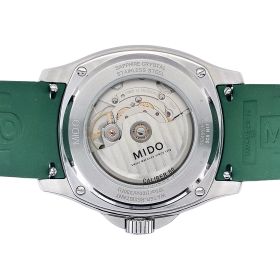 Montre Occasion Mido Multifort TV Big Date Cadran Vert Bracelet Caoutchouc 40MM