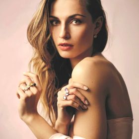 Pendentif One More Pendentif Pantelleria quartz et sugilite nacre Or Rose