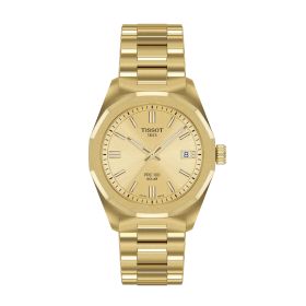 Montre Tissot PRC 100 Solar Quartz 34mm Cadran Champagne
