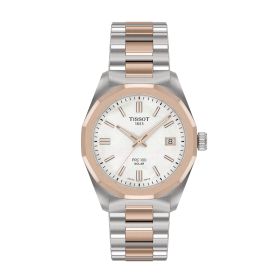 Montre Tissot PRC 100 Solar Quartz 34mm Cadran Nacre blanche