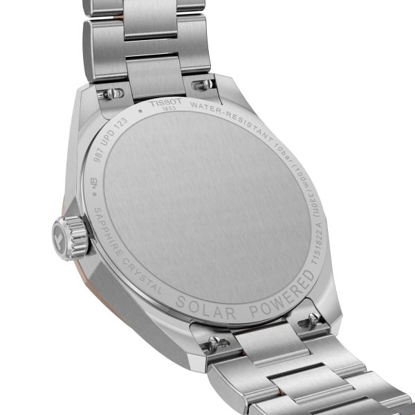 Montre Tissot PRC 100 Solar Quartz 34mm Cadran Nacre blanche