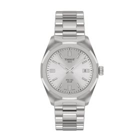Montre Tissot PRC 100 Solar Quartz 34mm Cadran Argent