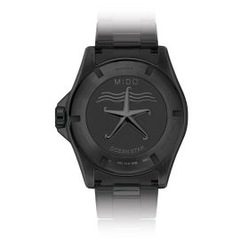 Montre Mido Ocean Star 600 Chronometer DLC Noir Cadran Noir Bracelet Acier