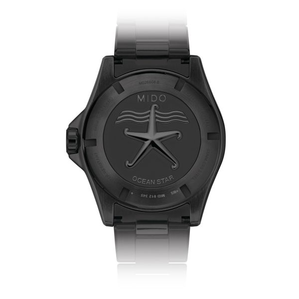 Montre Mido Ocean Star 600 Chronometer Cadran Noir Bracelet Acier