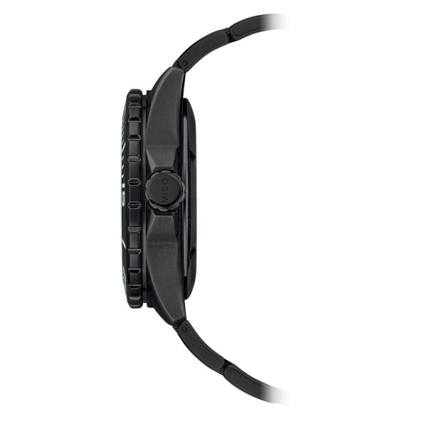 Montre Mido Ocean Star 600 Chronometer DLC Noir Cadran Noir Bracelet Acier
