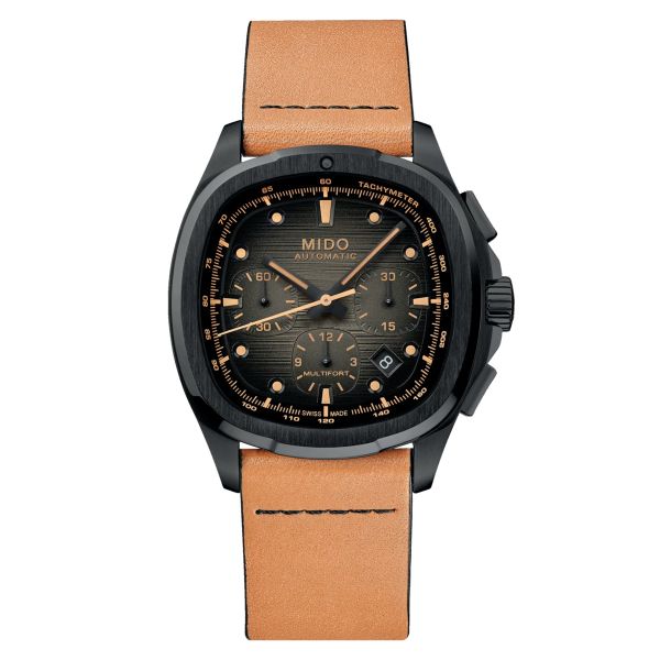 Montre Mido Multifort TV Big Date Bracelet Acier Cadran Noir