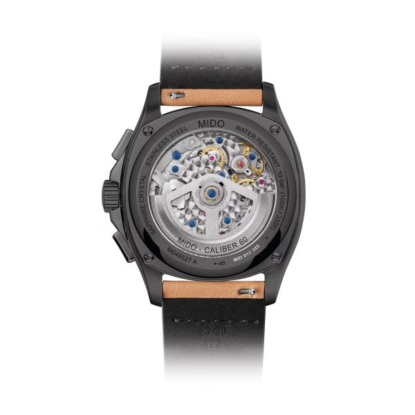 Montre Mido Multifort TV Big Date Bracelet Acier Cadran Noir
