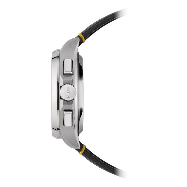 Montre Mido Multifort Chronographe Bracelet Acier Cadran Noir