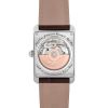 Montre Frederique Constant Classics Carrée Cadran Saumon Bracelet Cuir