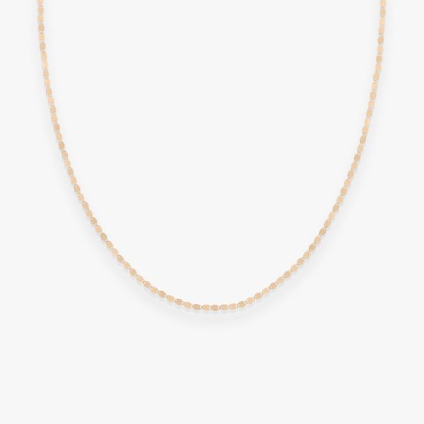 Collier Vanrycke Skin Tattoo Or rose 18k 60cm