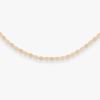 Collier Vanrycke Skin Tattoo Or rose 18k 60cm