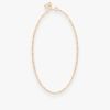 Bracelet Cheville Vanrycke Skin Tattoo Or Rose 18k 24cm