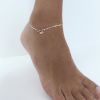 Bracelet Cheville Vanrycke Skin Tattoo Or Rose 18k 24cm