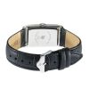 Montre Lip Churchill T18 Cadran Argent Bracelet Cuir Noir