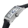 Montre Lip Churchill T18 Cadran Argent Bracelet Cuir Noir